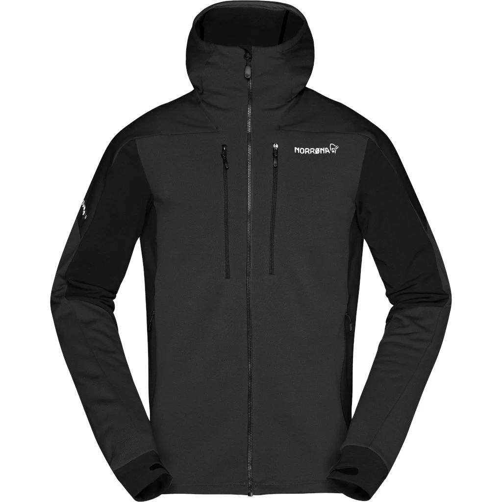 Norrona Trollveggen Powerstretch Pro Zip Hood Jacket Men - Caviar 2 Norrona Trollveggen Powerstretch Pro Zip Hood Jacket Men - Caviar - Image 2