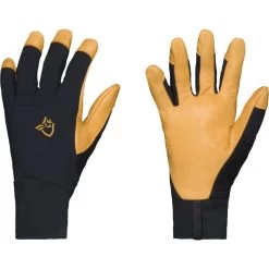 Norrona Lyngen Windstopper Leather Gloves - Caviar