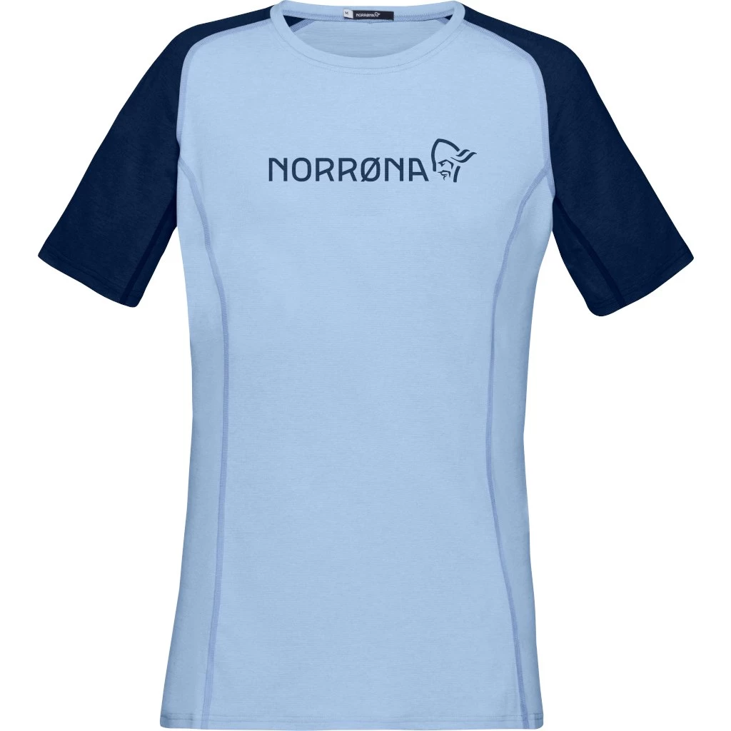Norrona Fjørå Equaliser Lightweight T-Shirt Women - Serenity/Indigo Night 2 Norrona Fjørå Equaliser Lightweight T-Shirt Women - Serenity/Indigo Night - Image 2