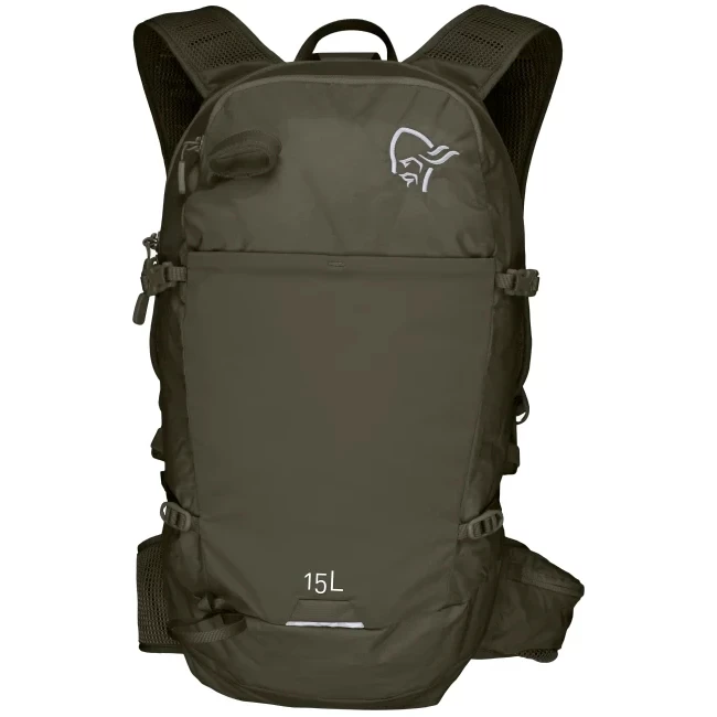 Norrona 15L Pack - Olive Night 2 Norrona 15L Pack - Olive Night - Image 2