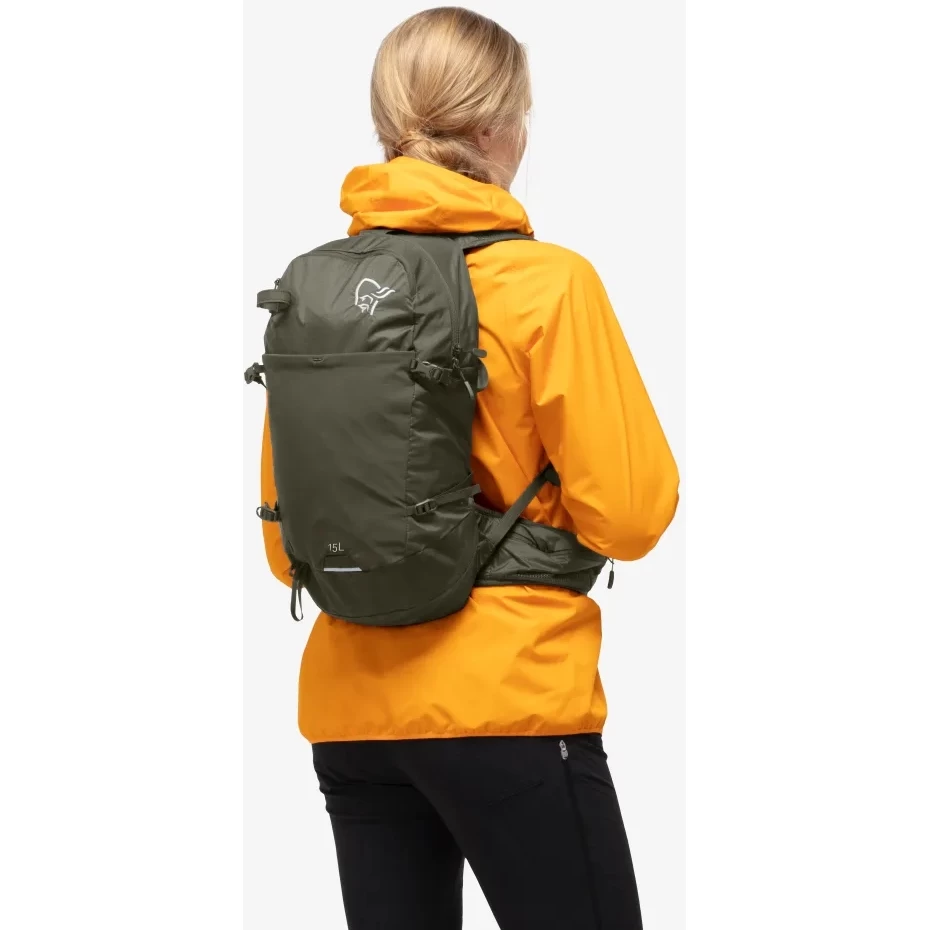 Norrona 15L Pack - Olive Night 7 Norrona 15L Pack - Olive Night - Image 7