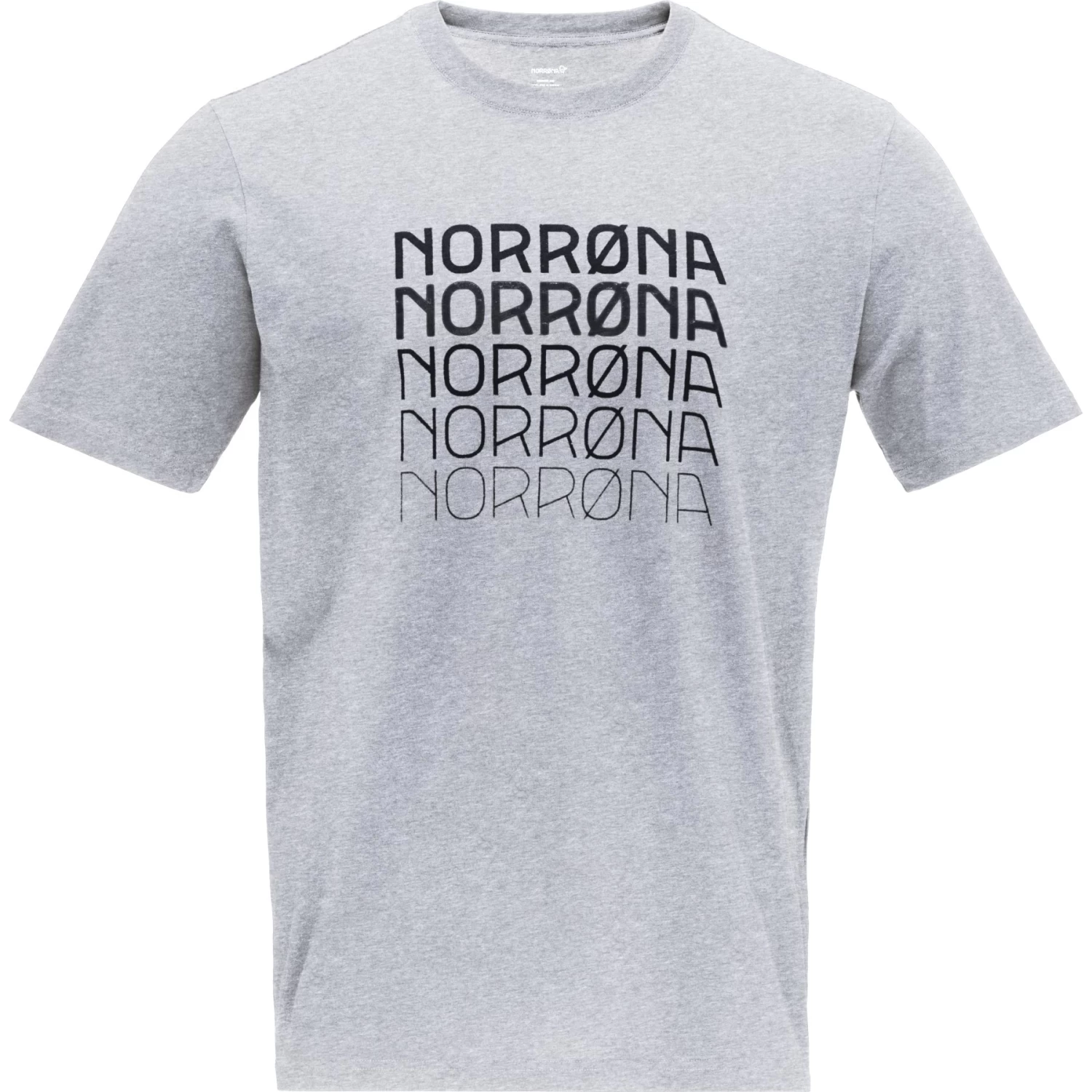 Norrona /29 Cotton Bolder T-Shirt Men - Grey Melange 2 Norrona /29 Cotton Bolder T-Shirt Men - Grey Melange - Image 2