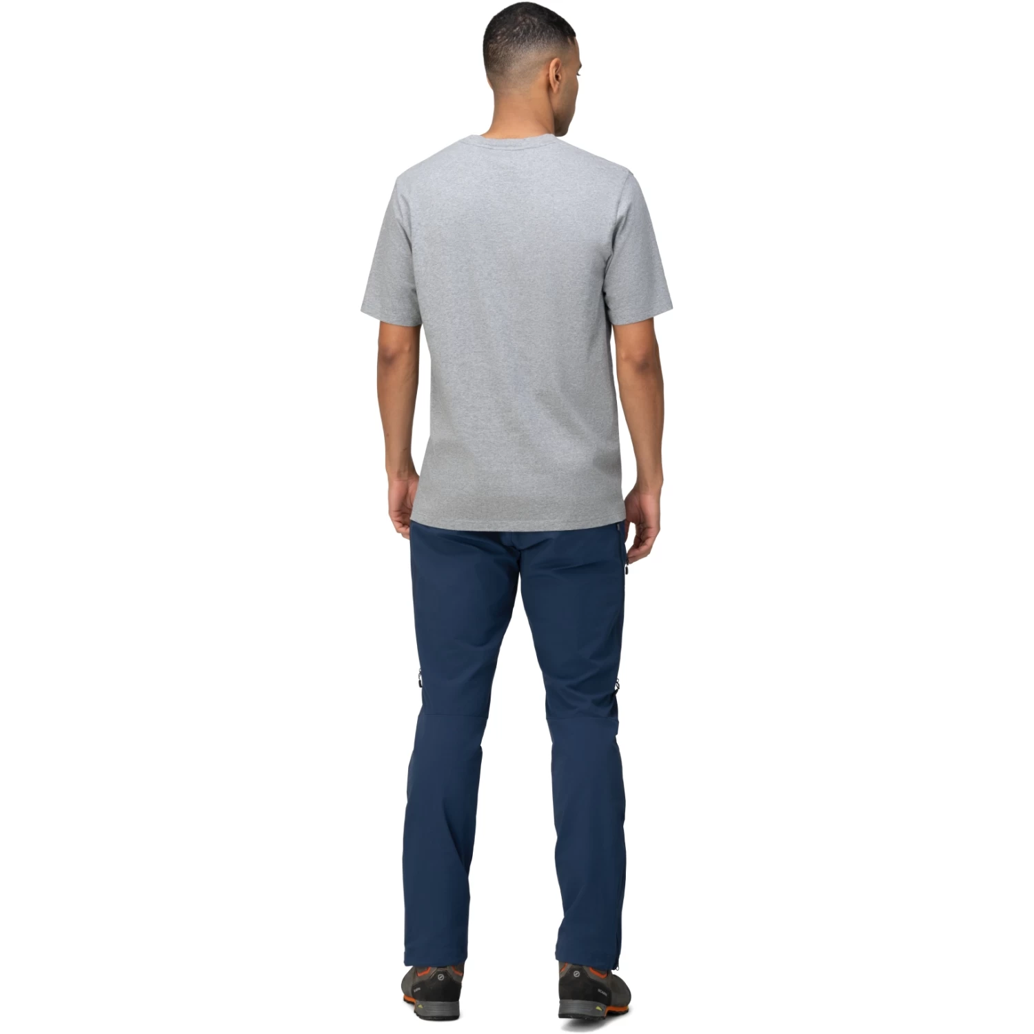 Norrona /29 Cotton Material Viking T-Shirt Men - Grey Melange 5 Norrona /29 Cotton Material Viking T-Shirt Men - Grey Melange - Image 5