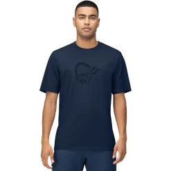 Norrona /29 Cotton Material Viking T-Shirt Men - Indigo Night