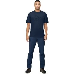 Norrona /29 Cotton Material Viking T-Shirt Men - Indigo Night -Norrona norrona 29 cotton material viking t shirt men indigo night 4 1519281
