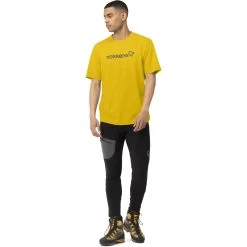 Norrona /29 Cotton Norrøna Viking T-Shirt Men - Sulphur -Norrona norrona 29 cotton norrona viking t shirt men sulphur model 1 1400214