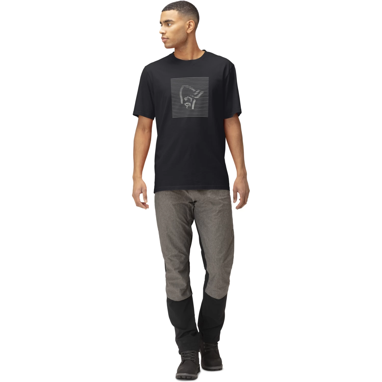 Norrona /29 Cotton Shutter Viking T-Shirt Men - Caviar 4 Norrona /29 Cotton Shutter Viking T-Shirt Men - Caviar - Image 4