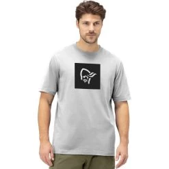 Norrona /29 Cotton Square Viking T-Shirt Men - Drizzle Melange