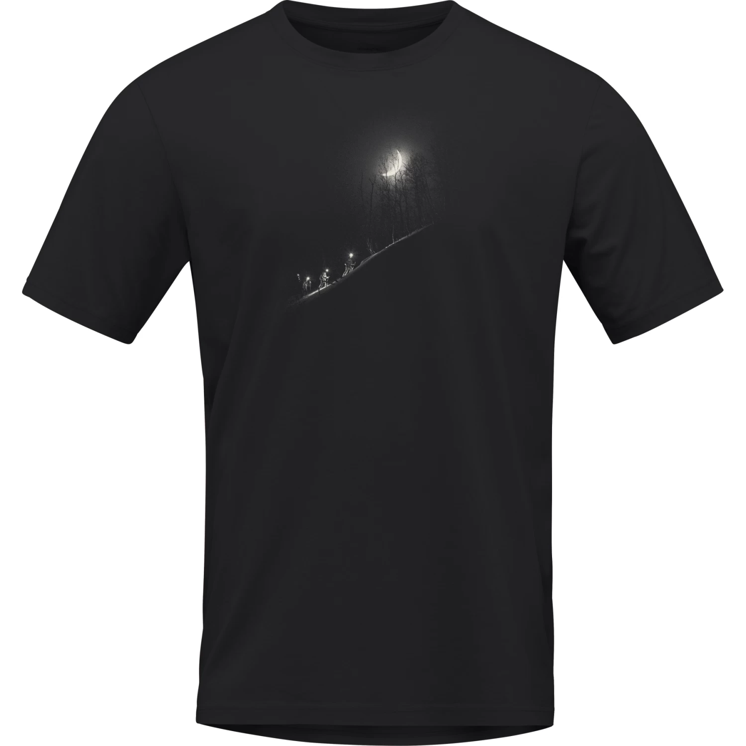 Norrona /29 Cotton Tamok Moon T-Shirt Men - Caviar 2 Norrona /29 Cotton Tamok Moon T-Shirt Men - Caviar - Image 2
