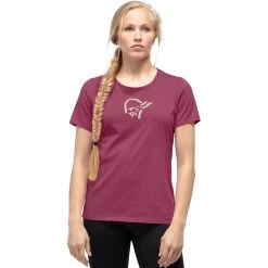 Norrona /29 Cotton Viking T-Shirt Women - Violet Quartz
