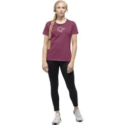 Norrona /29 Cotton Viking T-Shirt Women - Violet Quartz -Norrona norrona 29 cotton viking t shirt women violet quartz model 1 1400222