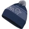 Norrona /29 Heavy MerinoUll Logo Beanie - Indigo Night Melange