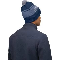 Norrona /29 Heavy MerinoUll Logo Beanie - Indigo Night Melange -Norrona norrona 29 heavy merinoull logo beanie indigo night melange 3 1519325