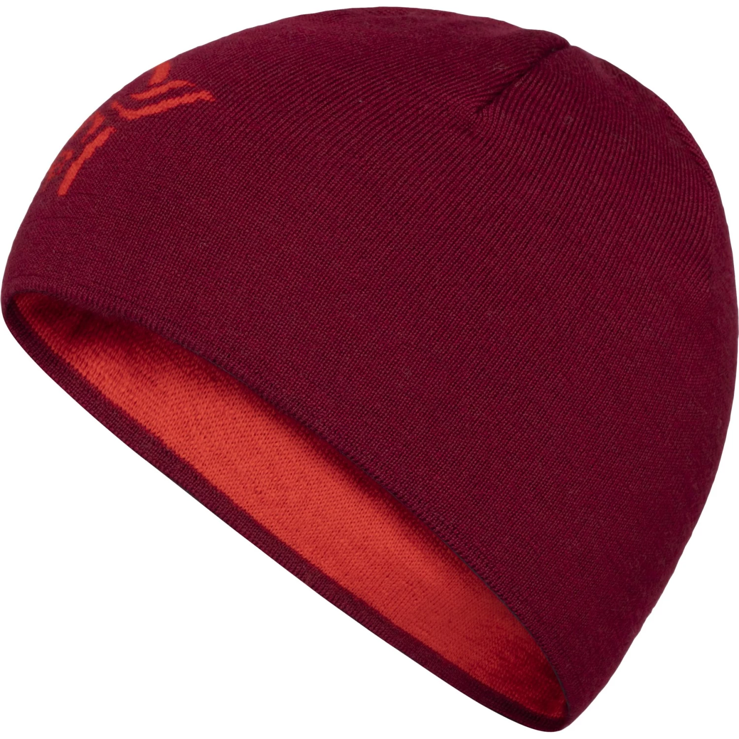 Norrona /29 Light MerinoUll Logo Beanie - Rhubarb Melange 1 Norrona /29 Light MerinoUll Logo Beanie - Rhubarb Melange