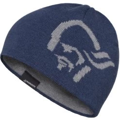Norrona /29 Mid Cotton Logo Beanie - Indigo Night Melange