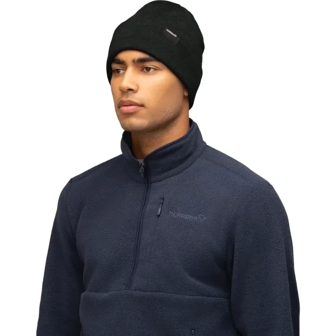 Norrona /29 Mid MerinoUll Beanie - Rosin Melange 2 Norrona /29 Mid MerinoUll Beanie - Rosin Melange - Image 2