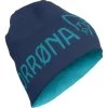 Norrona /29 Reversible Cotton Beanie - Indigo Night/Hawaiian Surf