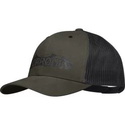 Norrona /29 Trucker Mesh Snap Back Cap - Olive Night/Caviar