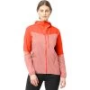 Norrona Falketind Aero60 Hood Women - Orange Alert/Peach Amber