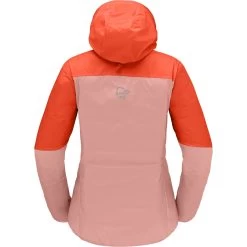 Norrona Falketind Aero60 Hood Women - Orange Alert/Peach Amber -Norrona norrona falketind aero60 hood women orange alert peach amber 2 1341346