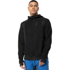 Norrona Falketind Alpha120 Zip Hood Men - Caviar