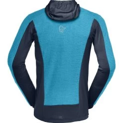 Norrona Falketind Alpha120 Zip Hood Men - Hawaiian Surf/Indigo Night -Norrona norrona falketind alpha120 zip hood men hawaiian surf indigo night 2 1025016