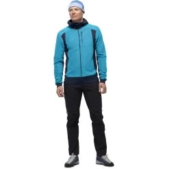 Norrona Falketind Alpha120 Zip Hood Men - Hawaiian Surf/Indigo Night -Norrona norrona falketind alpha120 zip hood men hawaiian surf indigo night 3 1025017