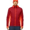 Norrona Falketind Alpha90 Insulated Zip Hood Jacket Men - Arednalin/Rhubarb