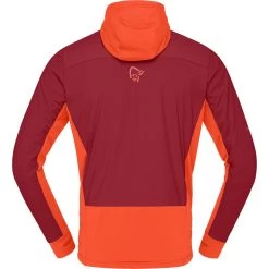 Norrona Falketind Alpha90 Insulated Zip Hood Jacket Men - Arednalin/Rhubarb -Norrona norrona falketind alpha90 insulated zip hood jacket men arednalin rhubarb 3 1517572