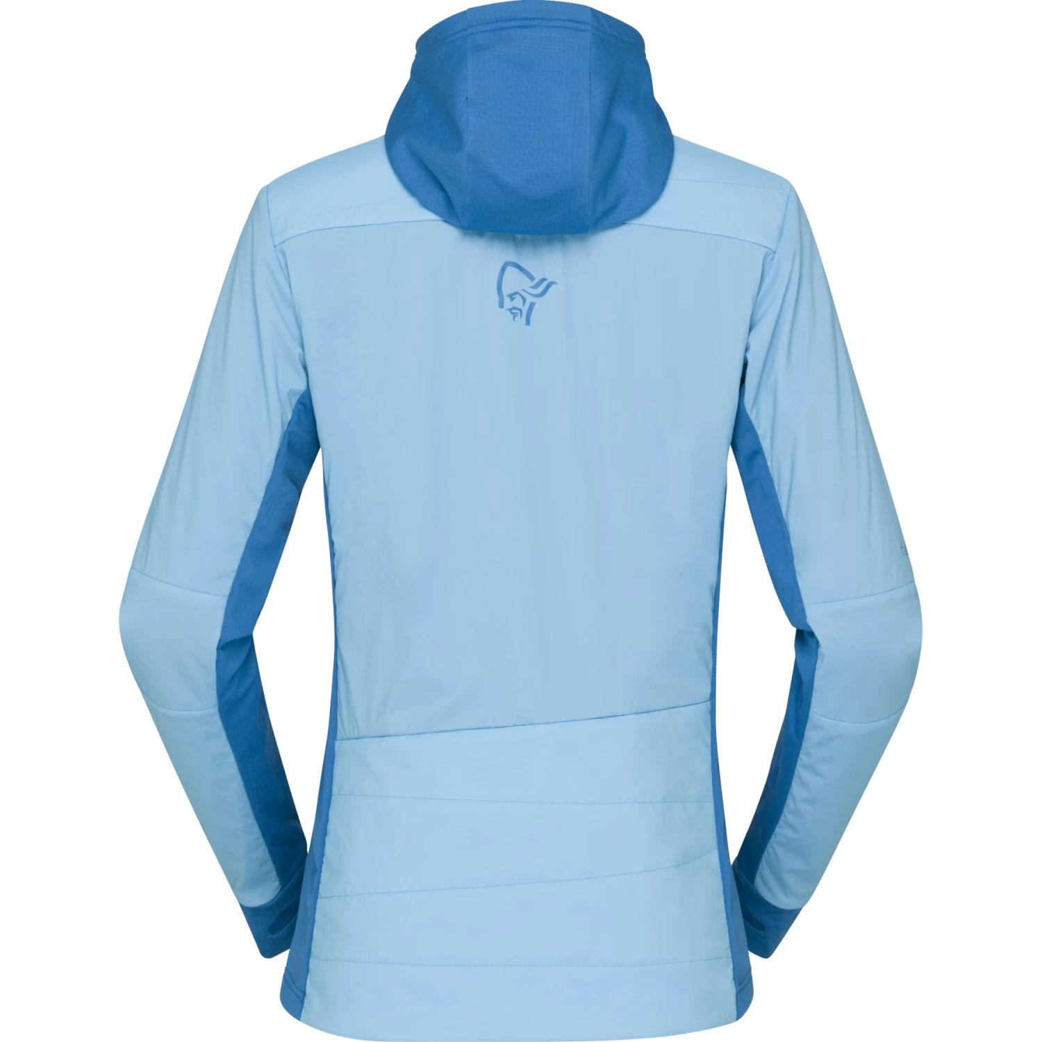 Norrona Falketind Alpha90 Insulated Zip Hood Jacket Women - Aquarius/Mykonos Blue 3 Norrona Falketind Alpha90 Insulated Zip Hood Jacket Women - Aquarius/Mykonos Blue - Image 3