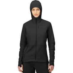 Norrona Falketind Alpha90 Insulated Zip Hood Jacket Women - Caviar