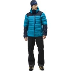 Norrona Falketind Down750 Hood Jacket Men - Hawaiian Surf/Indigo Night -Norrona norrona falketind down750 hood jacket men hawaiian surf indigo night 3 1025061