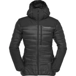 Norrona -Norrona norrona falketind down750 hood jacket women caviar 1 902998