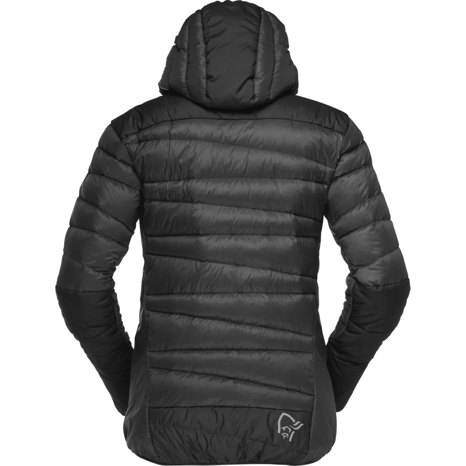 Norrona Falketind Down750 Hood Jacket Women - Caviar 3 Norrona Falketind Down750 Hood Jacket Women - Caviar - Image 3