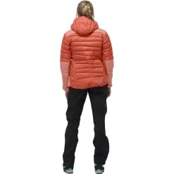 Norrona Falketind Down750 Hood Jacket Women - Orange Alert/Peach Amber -Norrona norrona falketind down750 hood jacket women orange alert peach amber 4 1253562