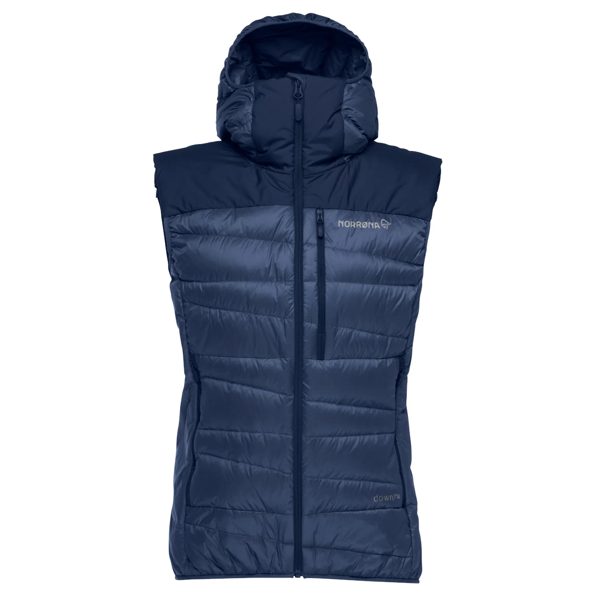 Norrona Falketind Down750 Vest Women - Indigo Night 2 Norrona Falketind Down750 Vest Women - Indigo Night - Image 2