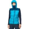 Norrona Falketind Down750 Vest Women - Aquarius/Mykonos Blue