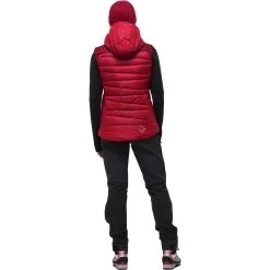 Norrona Falketind Down750 Vest Women - True Red -Norrona norrona falketind down750 vest women true red 3 1460704