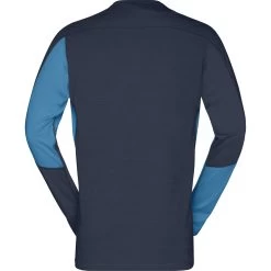 Norrona Falketind Equaliser Merino Round Neck Shirt Men - Hawaiian Surf/Indigo Night -Norrona norrona falketind equaliser merino round neck men hawaiian surf indigo night 2 1123636