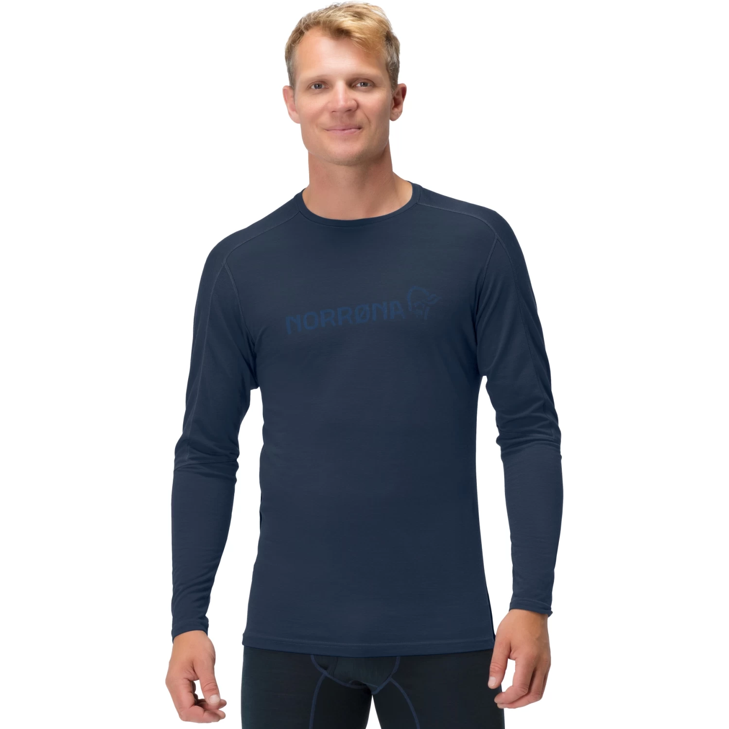 Norrona Falketind Equaliser Merino Round Neck Shirt Men - Indigo Night 1 Norrona Falketind Equaliser Merino Round Neck Shirt Men - Indigo Night