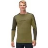 Norrona Falketind Equaliser Merino Round Neck Shirt Men - Olive Drab/Olive Night