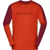 Norrona Falketind Equaliser Merino Round Neck Shirt Men - Arednalin/Rhubarb