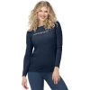 Norrona Falketind Equaliser Merino Round Neck Shirt Women - Indigo Night