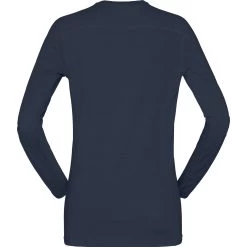 Norrona Falketind Equaliser Merino Round Neck Shirt Women - Indigo Night -Norrona norrona falketind equaliser merino round neck women indigo night 2 1123879