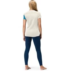Norrona Falketind Equaliser Merino T-Shirt Women - Hawaiian Surf/Snowdrop -Norrona norrona falketind equaliser merino t shirt women hawaiian surf snowdrop 5 1517599