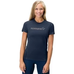Norrona Falketind Equaliser Merino T-Shirt Women - Indigo Night
