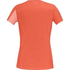 Norrona Falketind Equaliser Merino T-Shirt Women - Peach Amber/Orange Alert -Norrona norrona falketind equaliser merino t shirt women peach amber orange alert 2 1253641