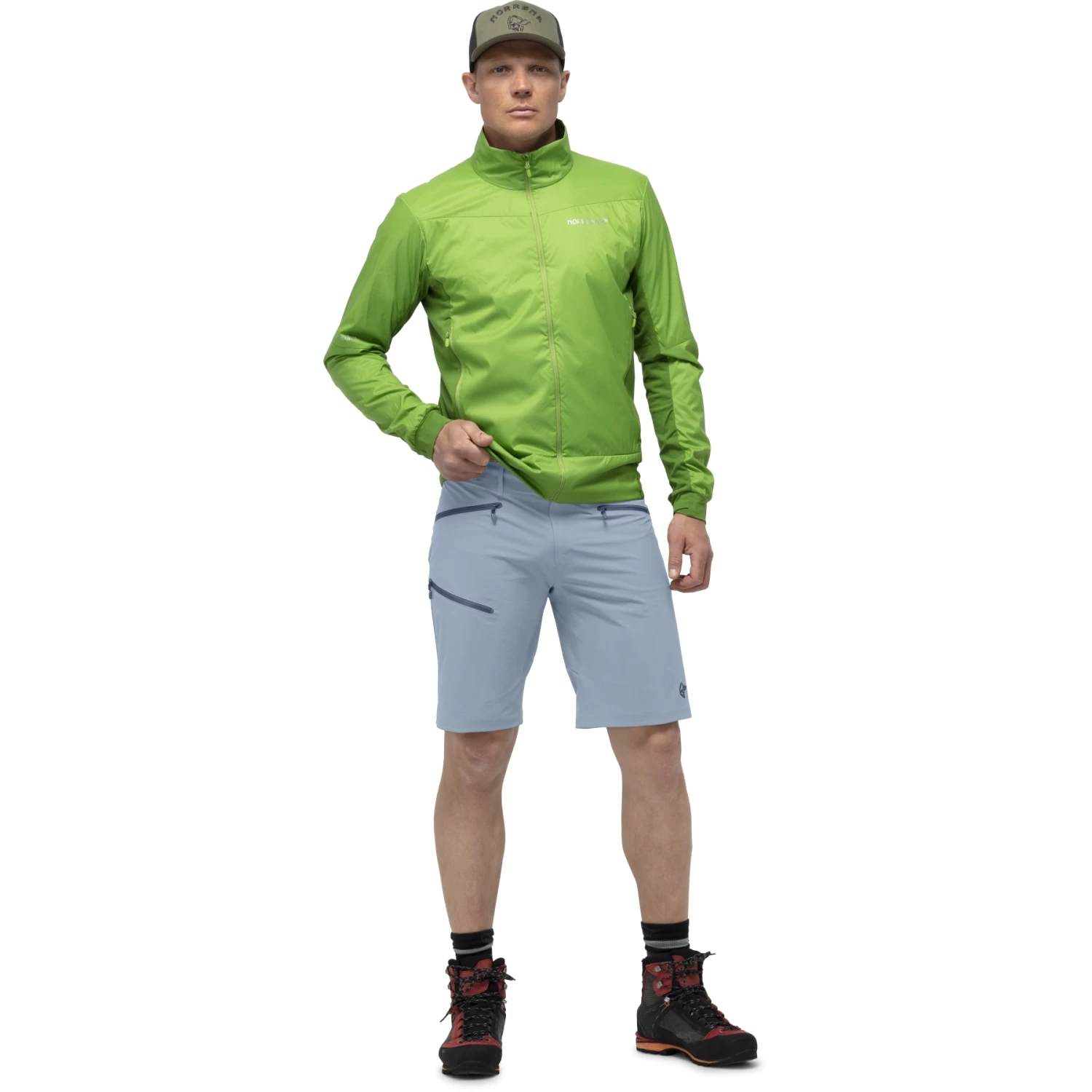 Norrona Falketind Flex1 Shorts Men - Blue Fog 4 Norrona Falketind Flex1 Shorts Men - Blue Fog - Image 4