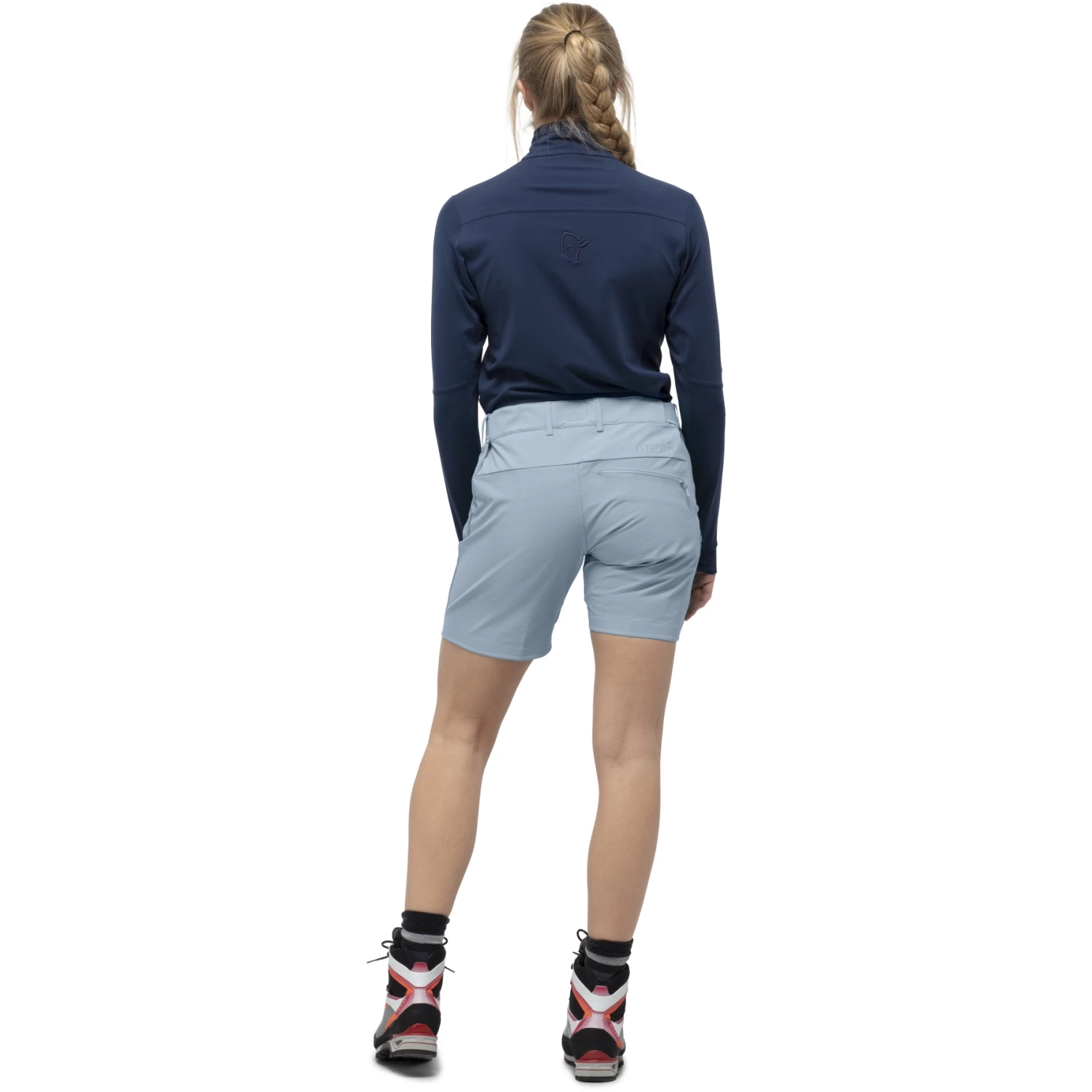 Norrona Falketind Flex1 Shorts Women - Blue Fog 5 Norrona Falketind Flex1 Shorts Women - Blue Fog - Image 5