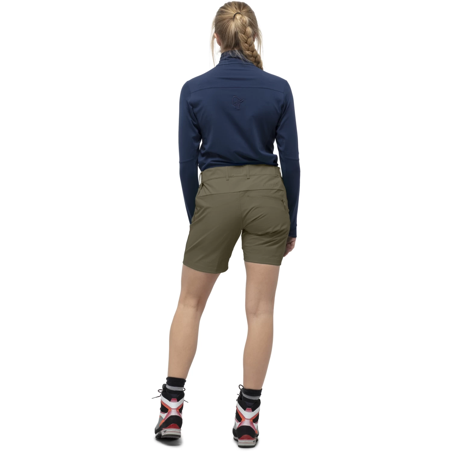 Norrona Falketind Flex1 Shorts Women - Olive Night 5 Norrona Falketind Flex1 Shorts Women - Olive Night - Image 5